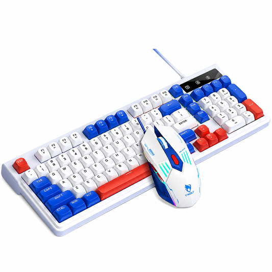 T-Wolf TF610 RGB Gaming Keyboard Mouse Combo