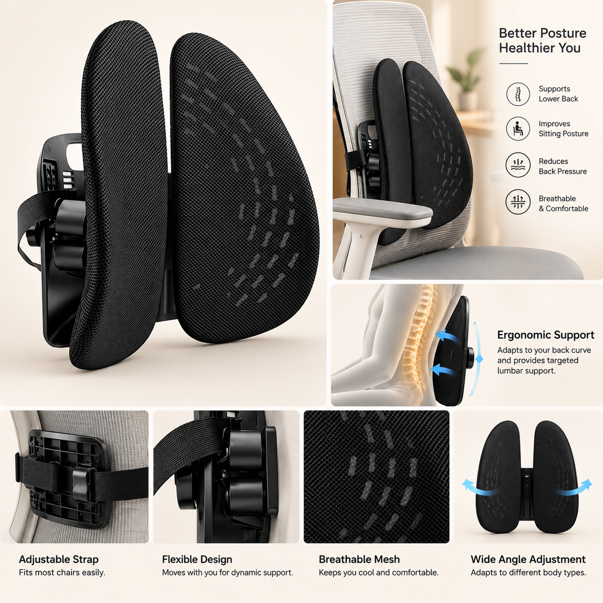 The ErgoWing Lumbar Support